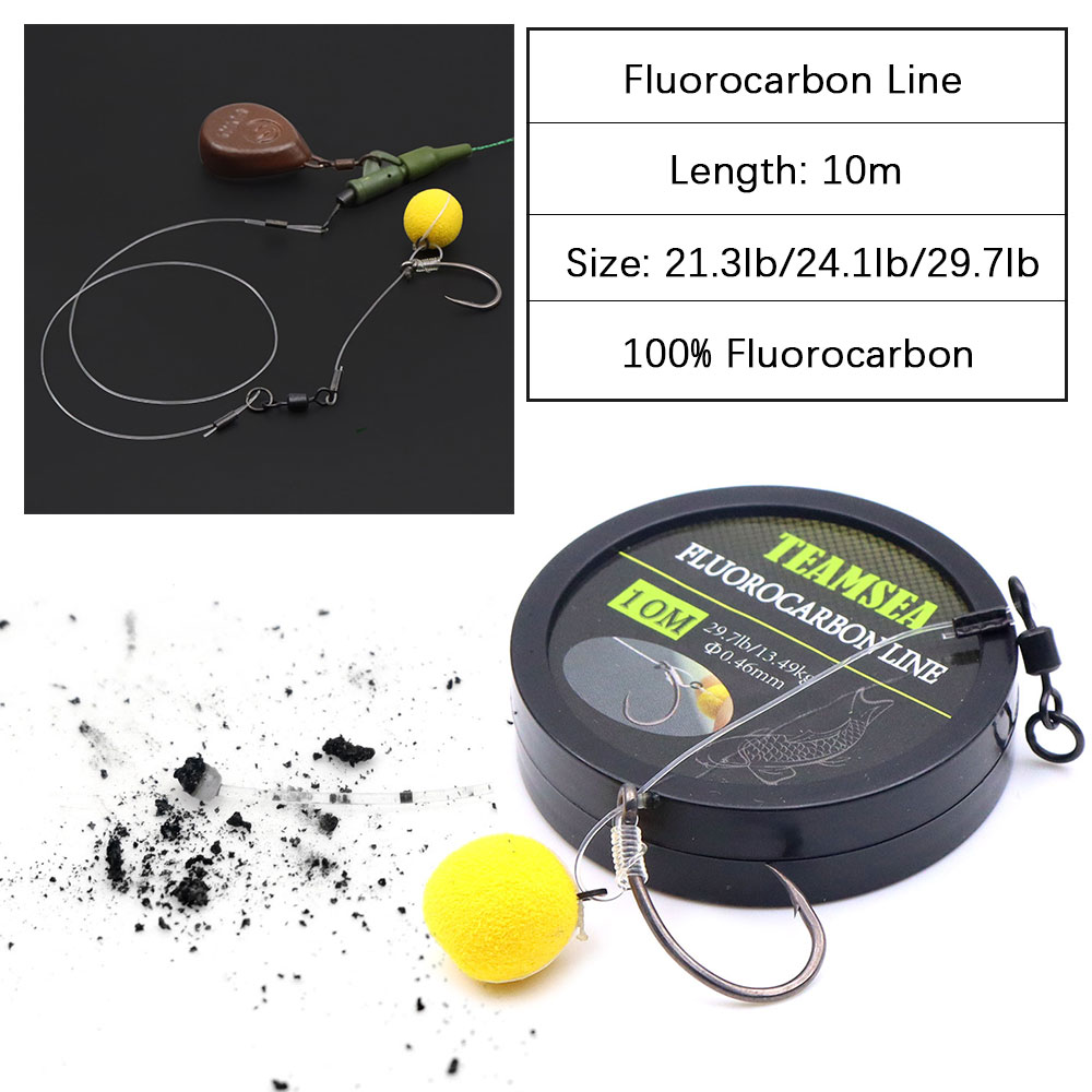 Fishing Equipment Clearance - 10m Fluorocarbon Coating Carp Fishing Line