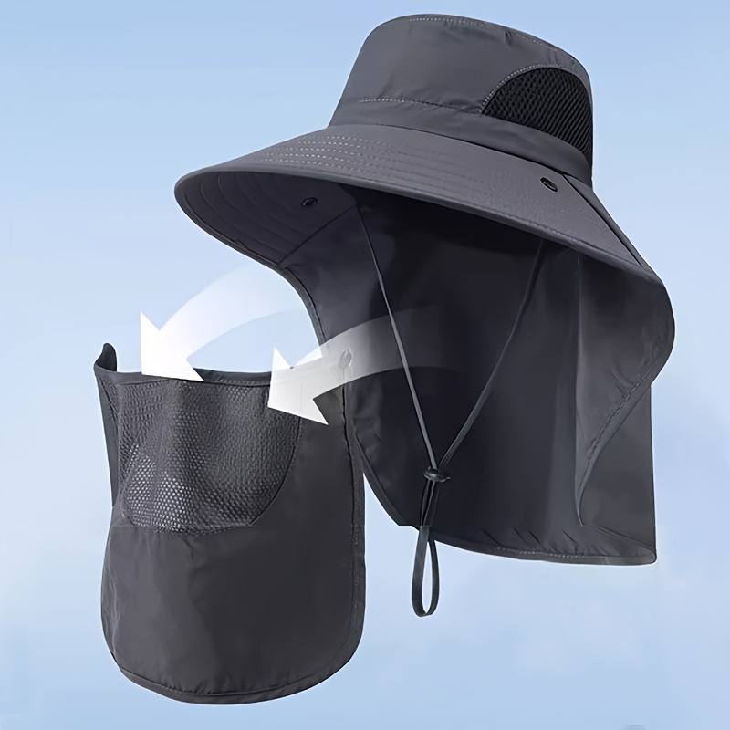 Wide Brim Sun Hat Mesh Breatha - đánh giá và giá Fishing Equipment Clearance