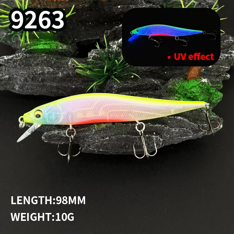 98mm 10g Jerkbait Minnow Float - đánh giá và giá Fishing Equipment In Japanese