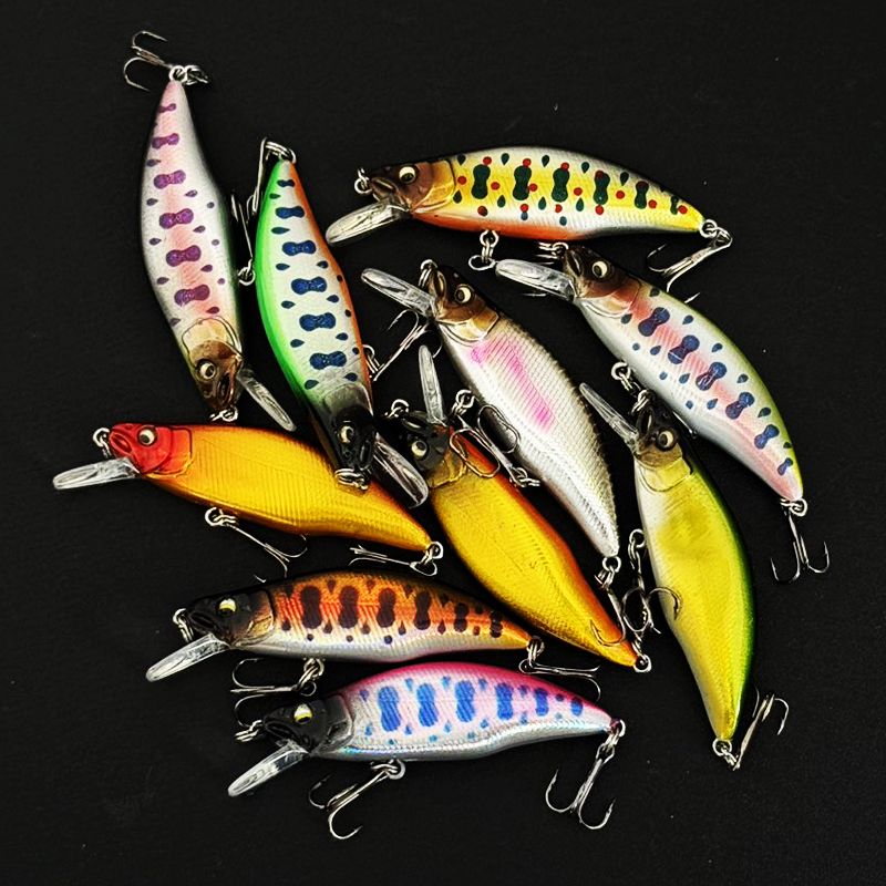 10pcs Minnow Fishing Lure Set  - đánh giá và giá Fishing Equipment In Japanese