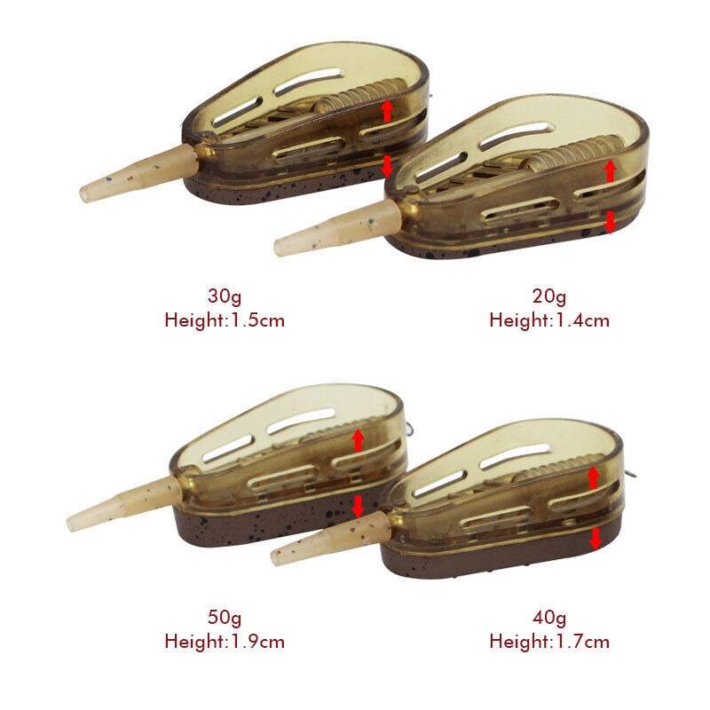 5Pcs Embed Feeder for Fishing  - đánh giá và giá Freshwater Fishing Kit