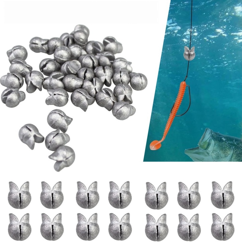 50/100pcs Fishing Weights Kit  - đánh giá và giá Freshwater Fishing Kit
